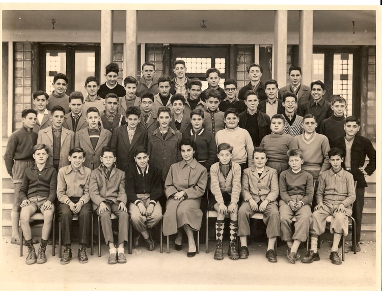 1956 - Les Palmiers 4ème TM - Collège technique de garçons(route de la sénia)