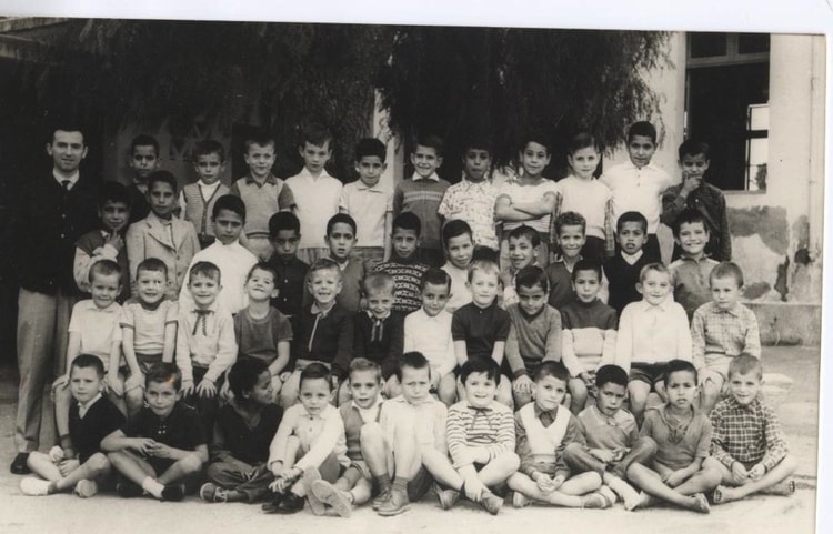 1960 - Cm1 de Mr canette - Ecole primaire de valmy oran