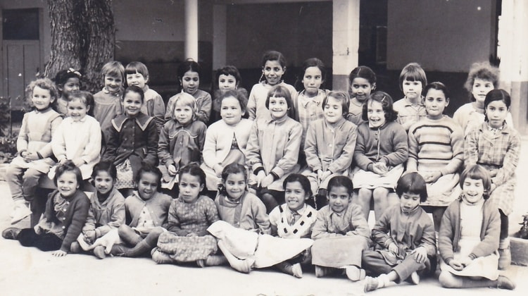 1960 - Photo classe 1960-1961 - Ecole primaire de valmy oran