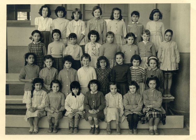 1960 - Cours élémentaire 2eme année - Pres rue st eugene