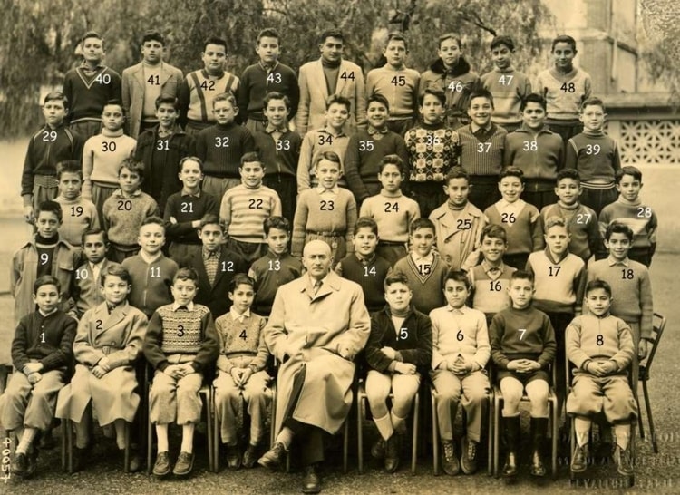 1955 - 6ème A2 - Lycée lamoricière