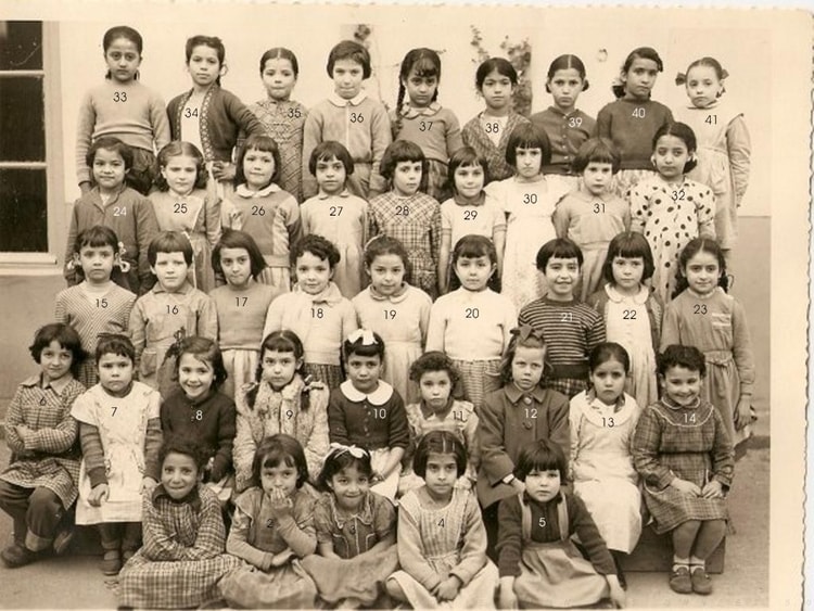 1953 - Ecole du musée 1953/1954  anne marie bignone (épouse le  boucher ) - Ecole de l'ancien musee