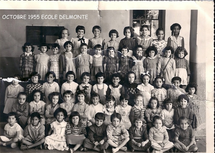 1955 - COURS PREPARATOIRE 1955 - Ecole de delmonte