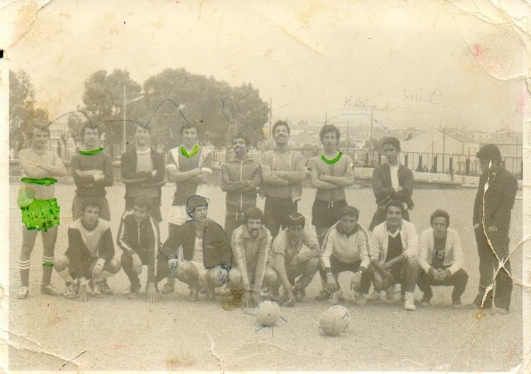 1974 - Equipe scolaire  de foot du lycée zerrouki - Said zerouki