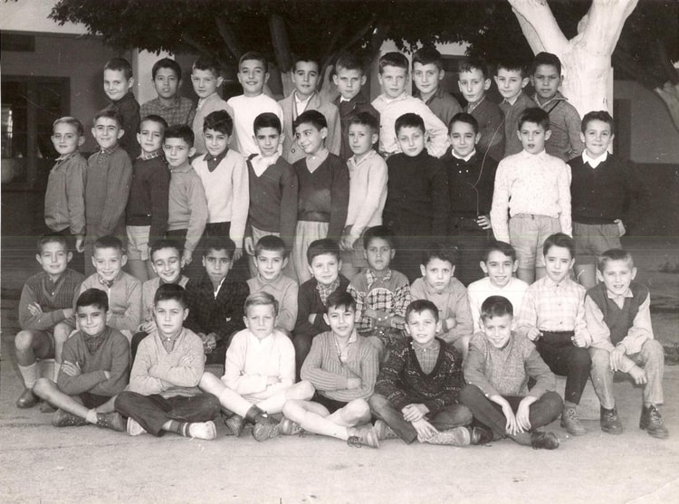 1960 - Classe de CM2 - Ecole pierre combe