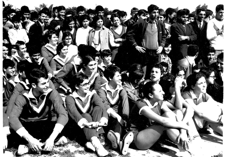 1969 - Equipe basket - Lycée descartes