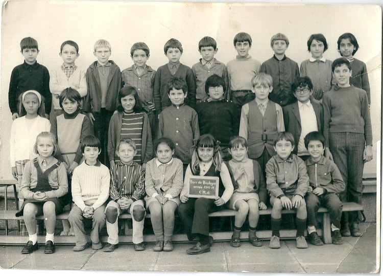 1970 - Bois de Boulogne à Alger CM1 C - Lycée descartes