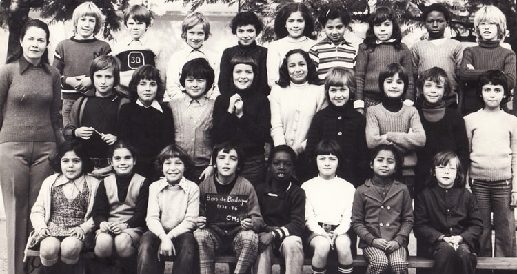 1975 - Bois de boulogne Alger CM1, francois - Lycée descartes