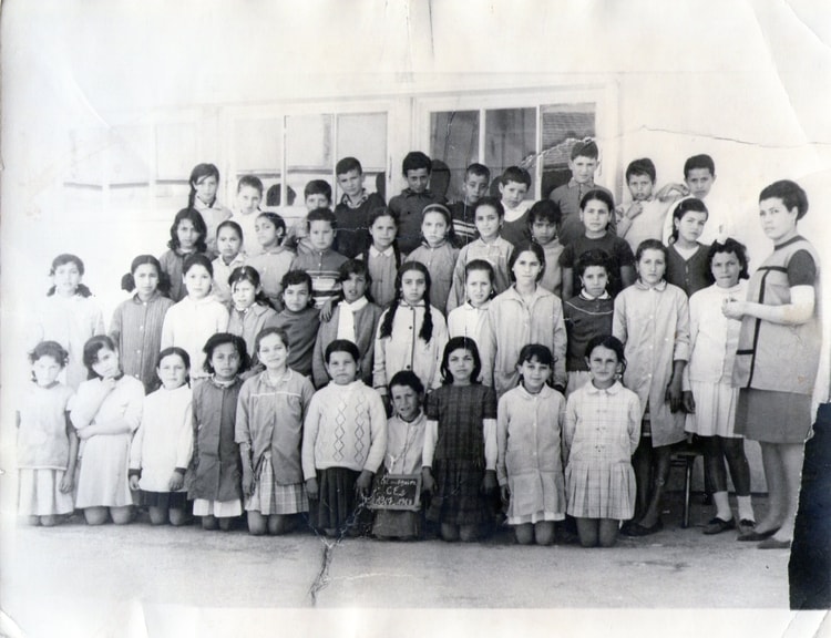 1968 - 4° annén primaire - Lycée amara rachid