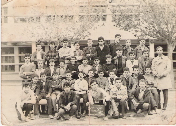 1970 - 5 eme M4 - Lycée amara rachid