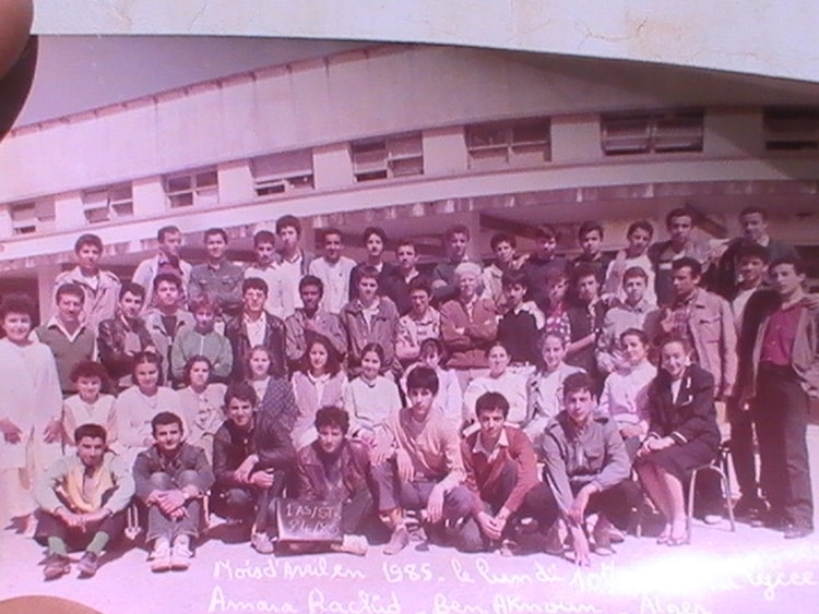 1985 - 1ASST5  84/85 - Lycée amara rachid