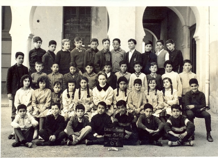 1964 - Classe 6 as/1964/1965 - Lycée el mokrani 1