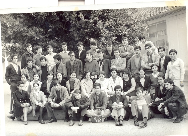 1970 - Classe de 1er AS/1970/1971 - Lycée el mokrani 1