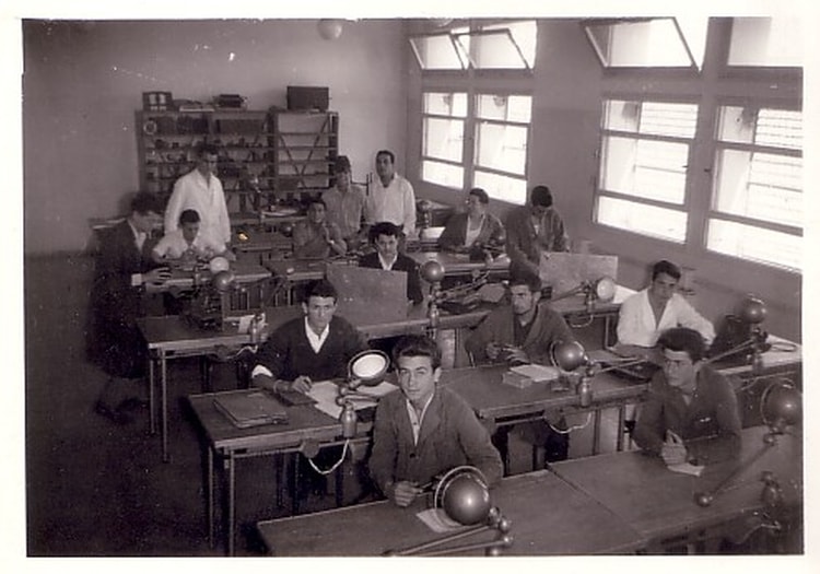 1961 - Classe de Radio - Lycée technique du ruisseau