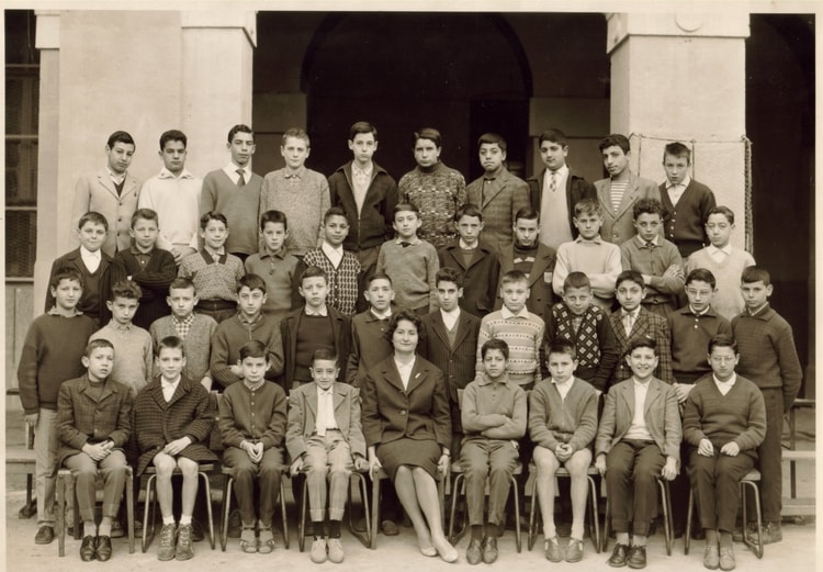 1960 - Classe de 5ème M2 - Lycée bugeaud