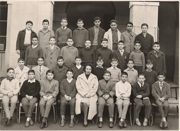 1960 - Classe de 5ème M1 - Lycée bugeaud