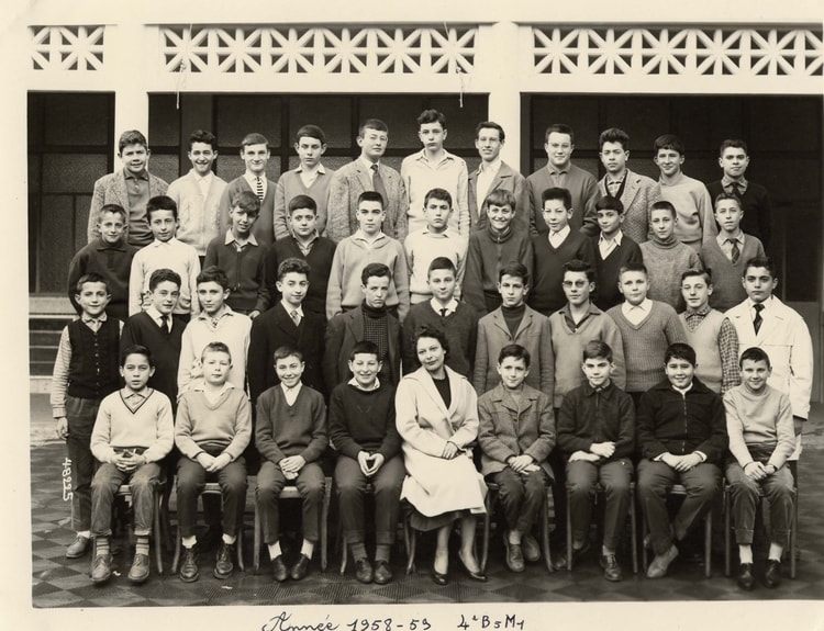 1958 - 4è B5 M1 - Lycée gautier