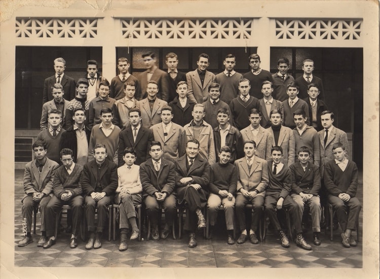 1958 - Classe de seconde - Lycée gautier