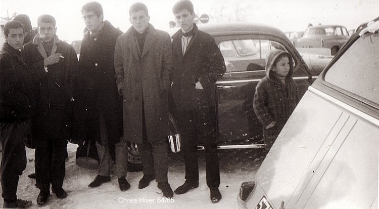 1964 - Excursion à Chréa avec le lycée Okba - Lycee okba