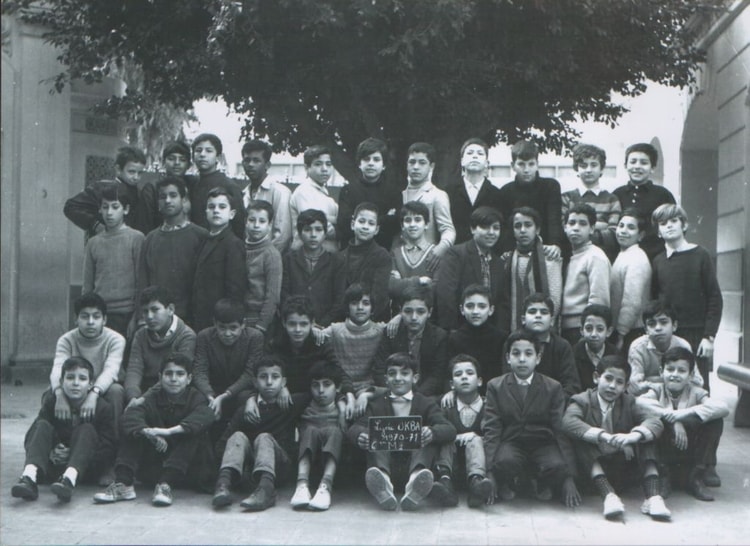 1970 - Classe 6 M1 - Lycee okba