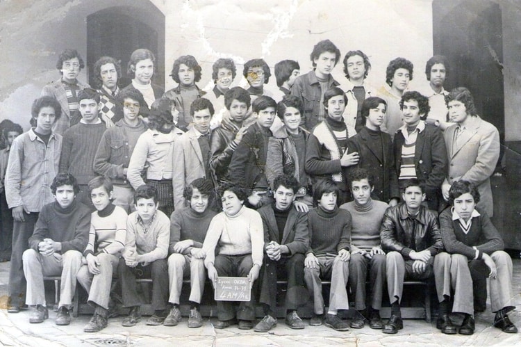1975 - 4éme année moyenne 74-75 - Lycee okba