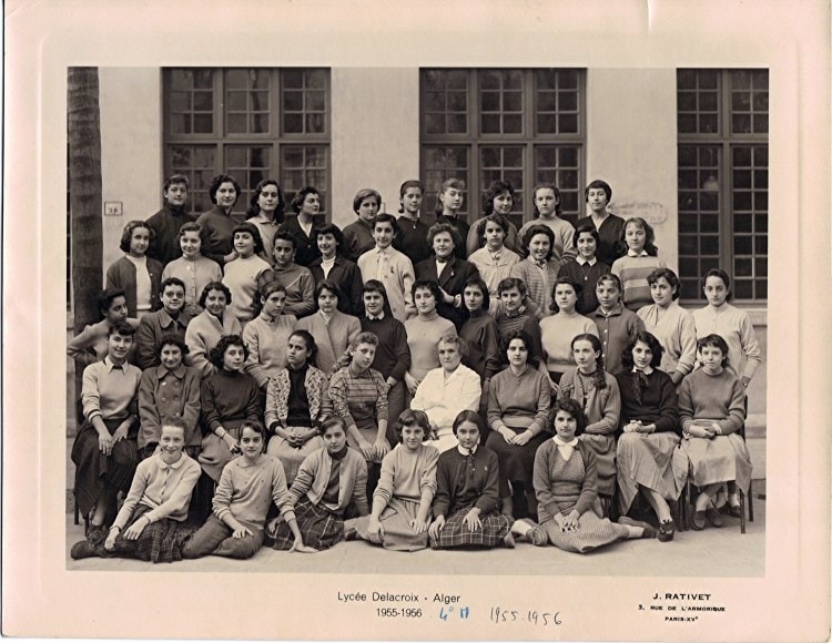 1955 - 4ème M - Lycée delacroix