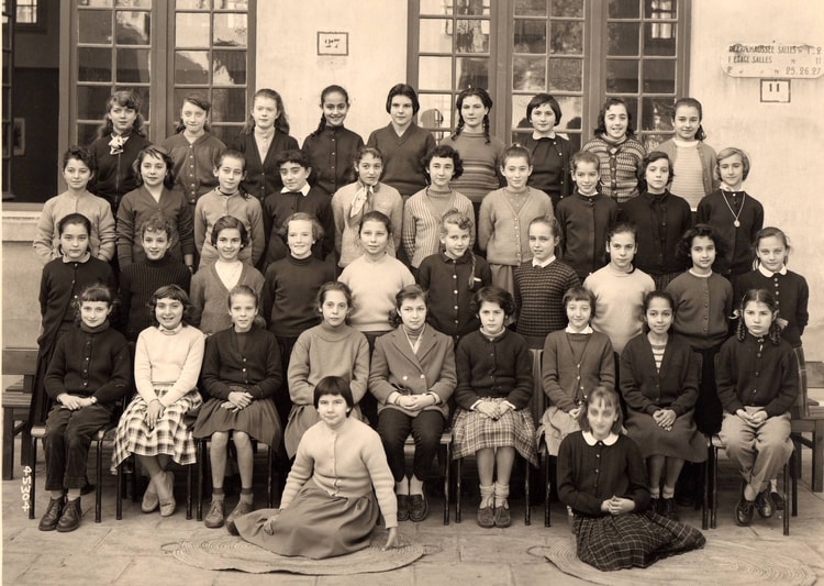 1958 - Sixième classique - Lycée delacroix