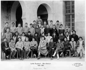 1955 - 5ème A2 - Lycee francais ben aknoun