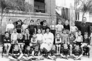 1948 - Classe de 11è - Notre dame d'afrique