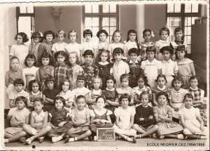 1954 - CE2 - Ecole primaire de la rue négrier