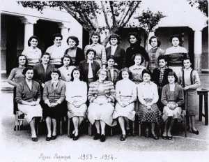 1953 - Lycée Lazerges 1953/1954 - Ecole lazerges