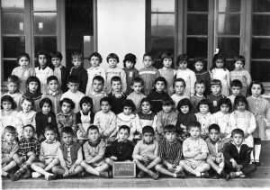 1956 - 1ère année de maternelle - Ecole lazerges