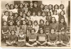 1946 - Cour moyen 1ère année - Ecole rochambeau