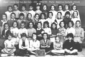1953 - CE2 - école duc des cars