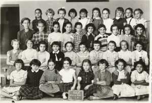 1955 - CM1 FILLE 1955/1956 - école duc des cars