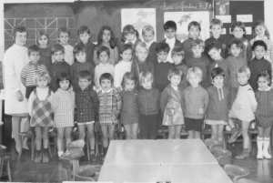 1971 - Classe Enfantine - Ecole lavigerie,
