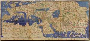 خريطة العالم للإدريسي نزهة المشتاق في اختراق الآفاق أو كتاب روجر كتاب من تأليف الإدريسي