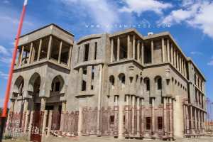 Sebdou Mosquée Saad Ibn Abi Waqas lors de sa construction