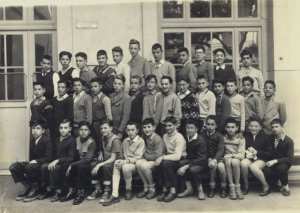 1956 - Classe de 5eme  - Ecole clauzel