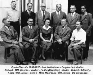 1956 - 5 iéme - Ecole clauzel