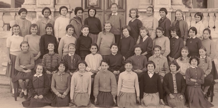 1957 - Classe de 6ème 5 - Lycee fromentin