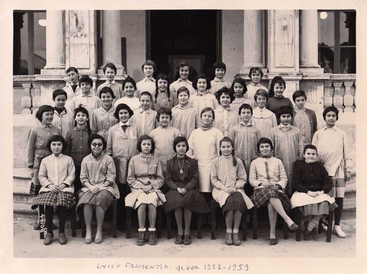 1958 - Classe de 5ème - Lycee fromentin