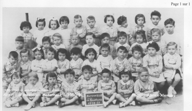 1950 - Maternelle ; le ruisseau , alger - Ecole caussemille