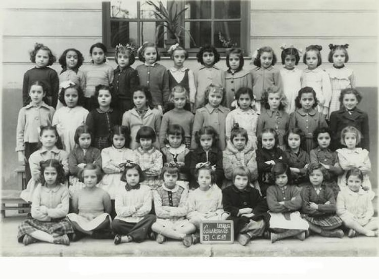 1951 - Cours élémentaire école Caussemille - Ecole caussemille