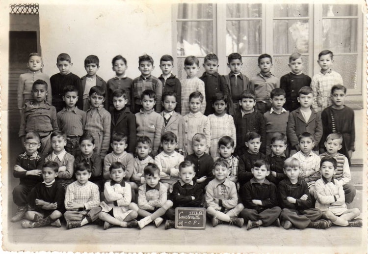 1952 - Cours preparatoire - Ecole caussemille