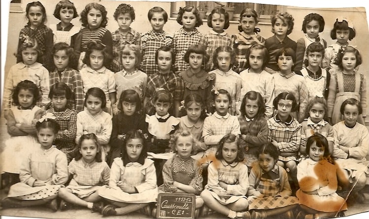 1953 - Cours Elémentaire 1ère année - Ecole caussemille