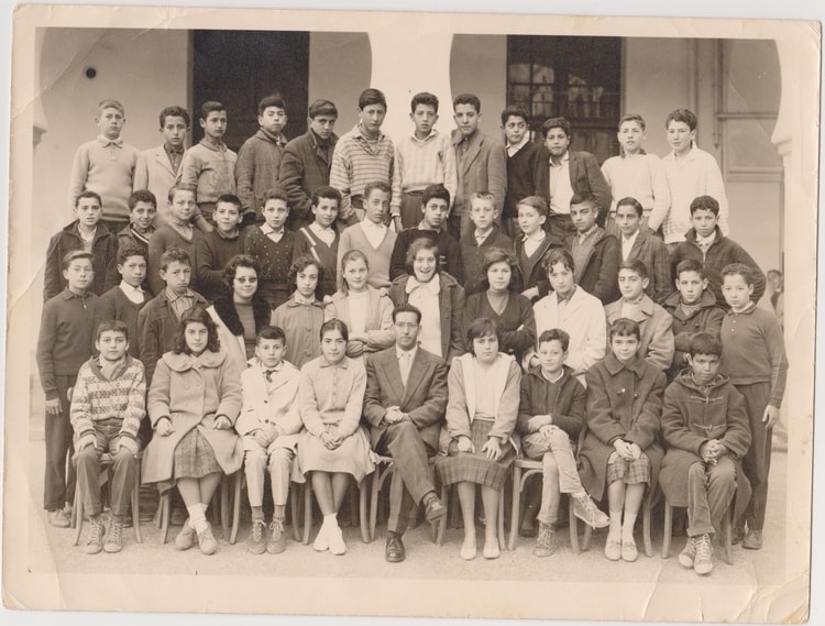 1959 - Classe de 5ème - Lycee francais ben aknoun