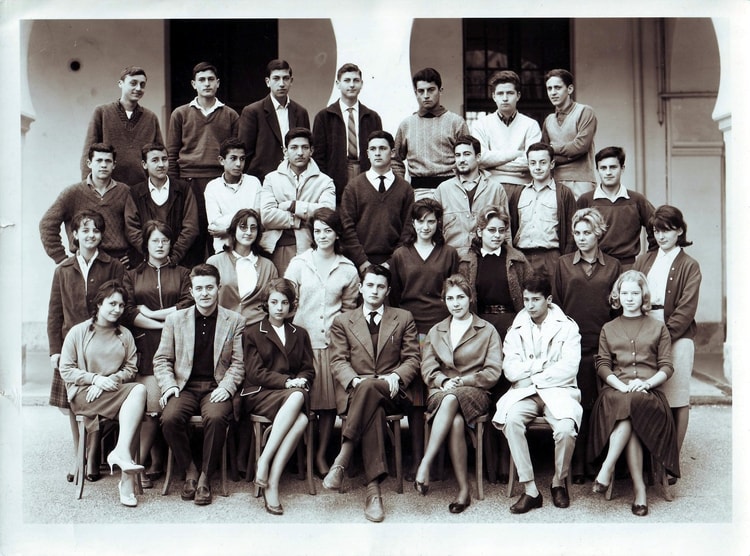 1960 - Seconde b - Lycee francais ben aknoun