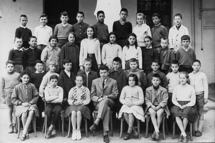 1961 - 6eme en haut 5eme en bas - Lycee francais ben aknoun
