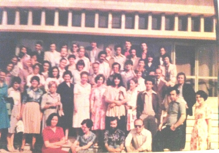 1979 - Ensemble des professeurs - Lycee hassiba ben bouali